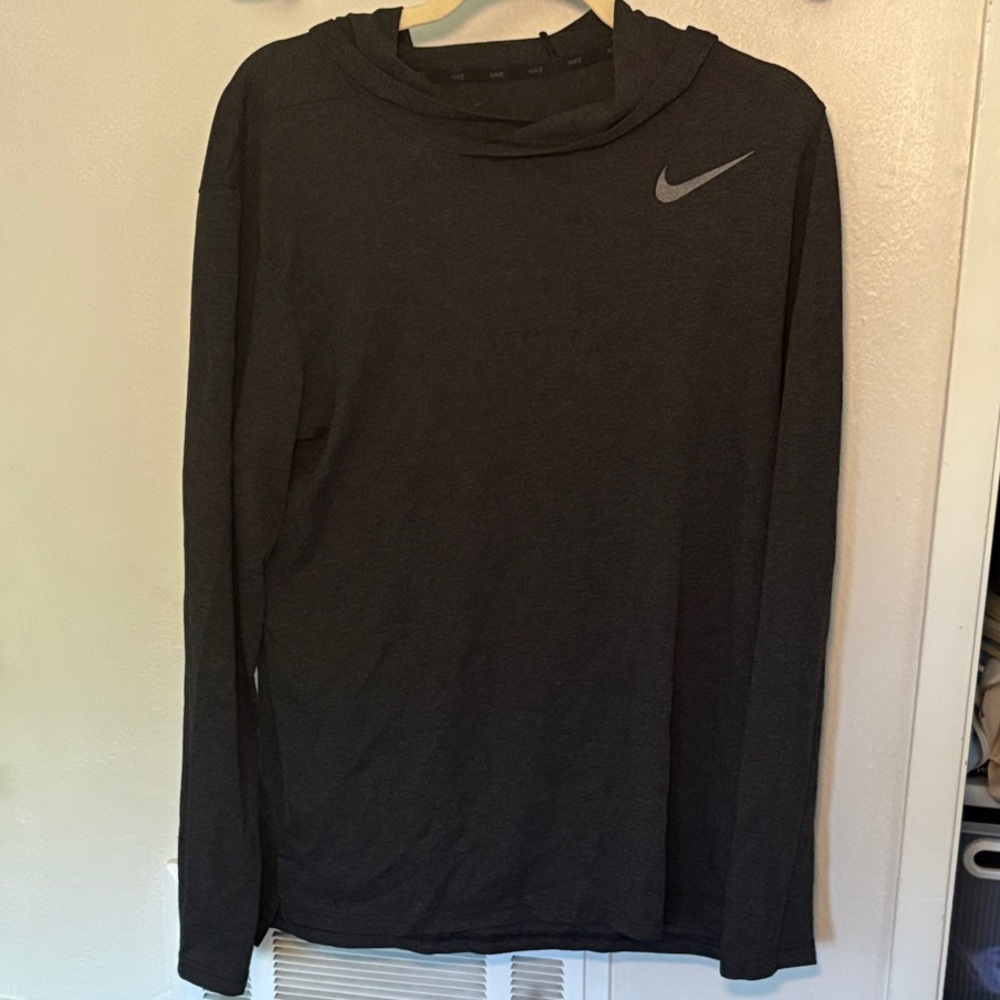Nike Charcoal Gray Long Sleeve Top